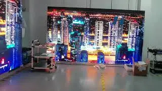 2K Seamless LED Screen, 3.6x2.025m, P1.8 SMD LED Display