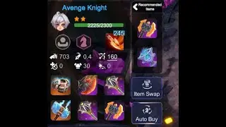 Auto Chess | Avenge Carry in 6 knights 6 glacier