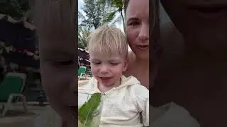 Малыш пробует мохито #baby #малыш #сребенком #тревелвлог #бангтао #travel #мохито #милота #пхукет