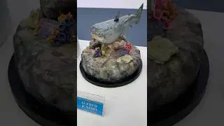 CAKE DECORATING LIVE COMPETITION #oslob #whale #cake #fondant #wofex2025 #wofex #art #competition