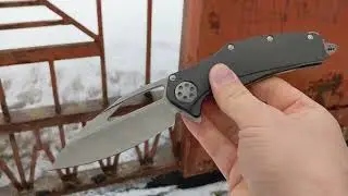 НОЖ MARFIONE CUSTOM MATRIX APOCALYPTIC STONEWASH M390 CF
