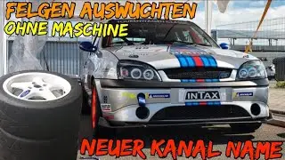 Felgen auswuchten ohne Maschine.  Und ich &auml;ndere den Kanal Namen.