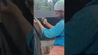 wall plaster #water block bodar work #wall plaster