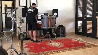 Tony Escapa&rsquo;s new DW &ldquo;Taz&rdquo; kit.