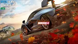 Forza Horizon 4 On I3 4160 Ram 8GB GTX 745 2GB || Test Game I3 4160 GTX 745 #10