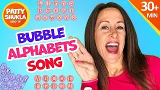 Alphabet Bubble Songs 🫧🔤 | ABC Singalong, Letter Sounds & Phonics Fun for Kids by Patty Shukla