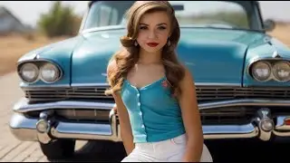 Archival Photos : People and Cars, 50-60s - Colorized