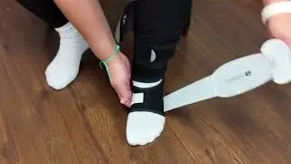 How to put on a TriLok Brace for outisde of the ankle