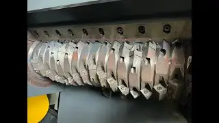 KOOEN KES40100 single shaft shredder machine(shredding nylon fish net)
