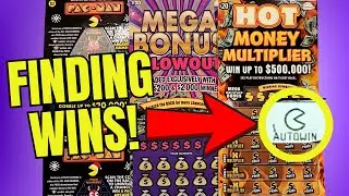 FINDING WINS! 💰 Pac-Man, Hot Money, and Mega Bonus Lottery Scratch Off Tickets! 🔥