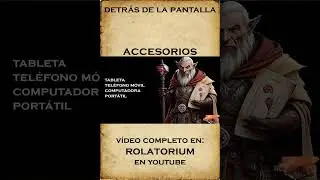 Qu&eacute; hay detr&aacute;s de la pantalla del Narrador? Accesorios #juegoderol #rolatorium #juegoderol #rol