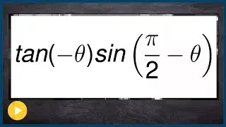 Multiply two trig functions using co function and even odd identities