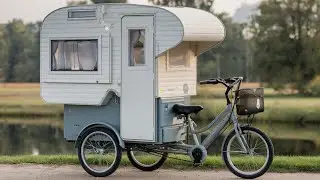 Tiny Home on Wheels? Check Out Kevin Cyr&rsquo;s Mind-Blowing Camper Tricycle! 🚴&zwj;♂️😱