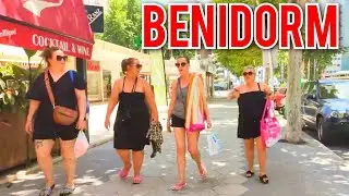 BENIDORM 🇪🇦 AVENIDA DE EUROPA to LEVANTE BEACH JUNE 2022 Costa Blanca SPAIN Walking Tour 4K