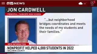 NBC news story about impact of neighborhood bridges Baldwin County