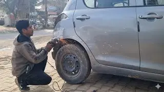 How to Repair Dents & Scratches on Maruti Swift | DIY Bodywork Guide @Brotomotiv #swift