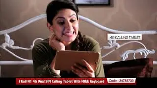 I Kall N1 4G Dual SIM Calling Tablet With FREE Keyboard