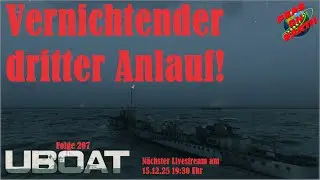 Geleitzugjagd: Aller guten Dinge sind Drei! - UBOAT - Feindfahrt auf U-1000 - #207  - 4K