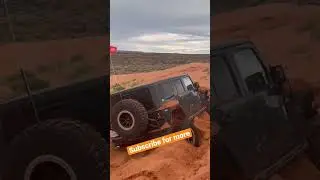 Jeep Wrangler Gets Stuck in Sand After Going a Little Too Hard #jeep #shorts
