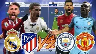 EQUIPO DERBI DE MADRID VS EQUIPO DERBI DE MANCHESTER | Experimentos Fifa 19