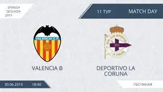 AFL19. Spain. Segunda. Day 11. Valencia B - Deportivo La Coruna.
