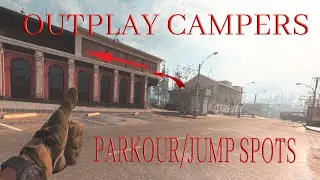 COD WARZONE - PARKOUR/JUMP SPOTS TO OUTPLAY CAMPERS AROUND THE MAP (TIPS)