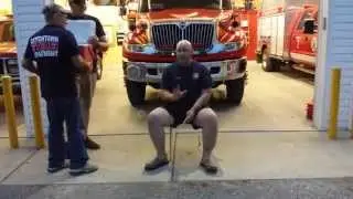 Firefighter Paramedic ice water challenge