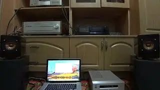 Распаковка, звучание JVC SP-EXHR 9(WoodCone).