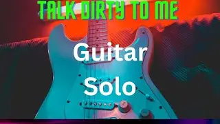 Poison Talk Dirty To Me Guitar solo Breakdown STEP BY STEP