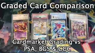 Comparing my Cardmarket Grading Slab to PSA, BGS & CGC - How good / bad is it?!