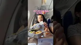What I eat on a domestic flight in China! 🇨🇳