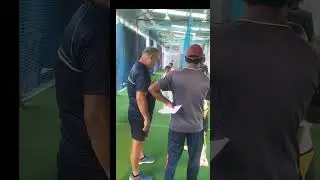 Dav Whatmore Batting session With Dinuth Herath 2024