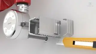 Installing a Cable Masking Cover for the Terma MOA Heating Element
