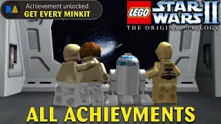 Getting EVERY Achievement in Lego Star Wars 2: The Original Trilogy LIVE!!