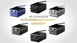 Heldenwerk Kofferraumtasche gro&szlig; - rutschfest und mit doppelten B&ouml;den
