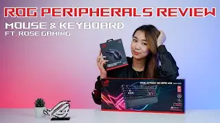 ASUS ROG Peripherals Review ft. Rose Gaming