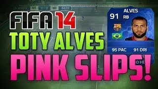 TOTY Dani Alves Pink Slips | UniqueRiggers vs xJMX25 |  Fifa 14 Ultimate Team