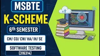 Software Testing | MSBTE K-Scheme TY | Complete Syllabus Explained | ALU FOUNDATION |  316314 |