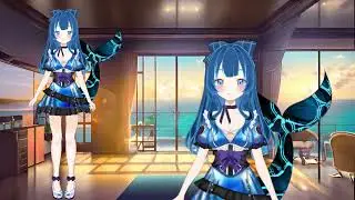 Free Live2d Vtuber Rigging: LunaFae