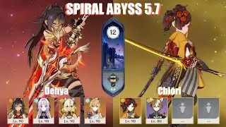 C6 Dehya Melt & C6 Chiori Duo | Spiral Abyss 5.7 | Genshin Impact