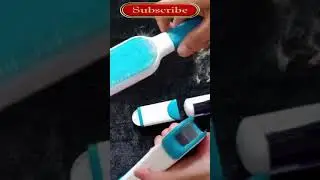 Pet Hair Remover | Dog Cat Hair Brush Reusable | Portable Dust Removal Sofa Clothes Cleaning #shorts