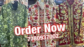 Kashmiri Designer Jackets In Silk And Wool