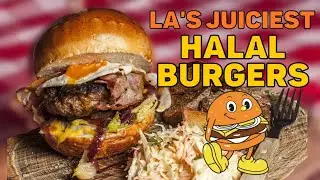Best halal Burgers in LA?  #shorts #halal #food