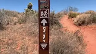 Utah scenery video of Red Cliffs recreation area.
