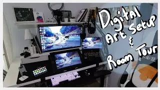 Digital Art Setup & Room Tour