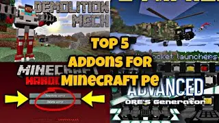 top 5 addon for Minecraft pe ||hindi
