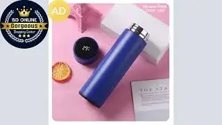 Smart LED Temperature Display Vacuum Flask Review | Best Smart Flask | 2024 Tech Gadget