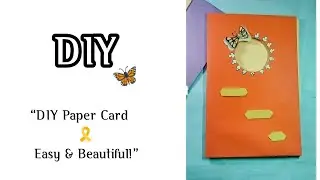 Diy Handmade Card #easycraft #papercards #birthdaycards  #trendingshorts 