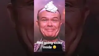 RED Foreman turns into whip cream head 😲#shorts