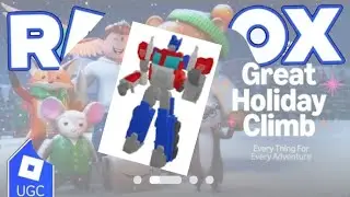 [UGC EVENT] How to get OPTIMUS PRIME SHOULDER PET in AMAZON GREAT HOLIDAY CLIMB! | Roblox 